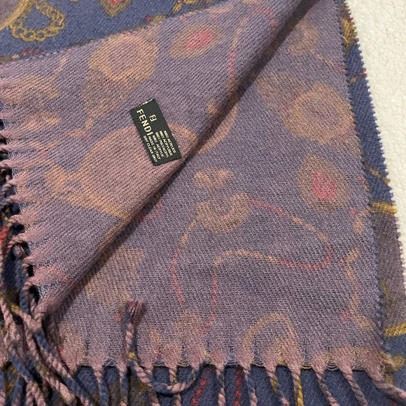 Purple Fendi Scarf - Picture 1 of 3